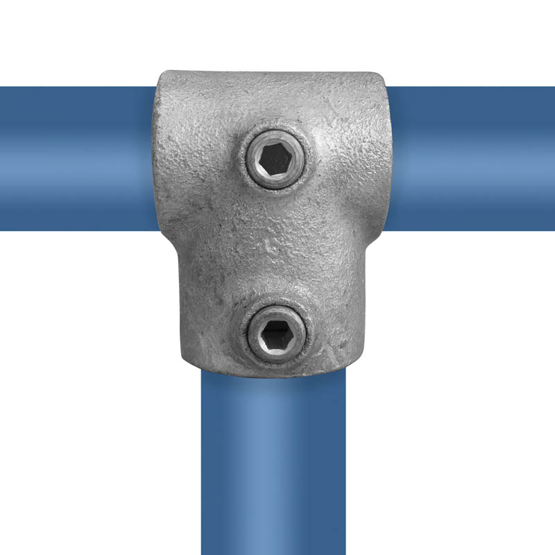 Dimensión de la combinación de piezas en T Horizontal 26,9 mm (3/4") - Vertical 33,7 mm (1")