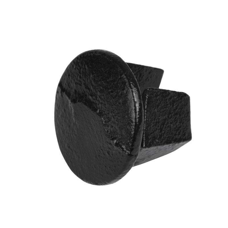 Enchufe, metal negro 42,4 mm (1¼")