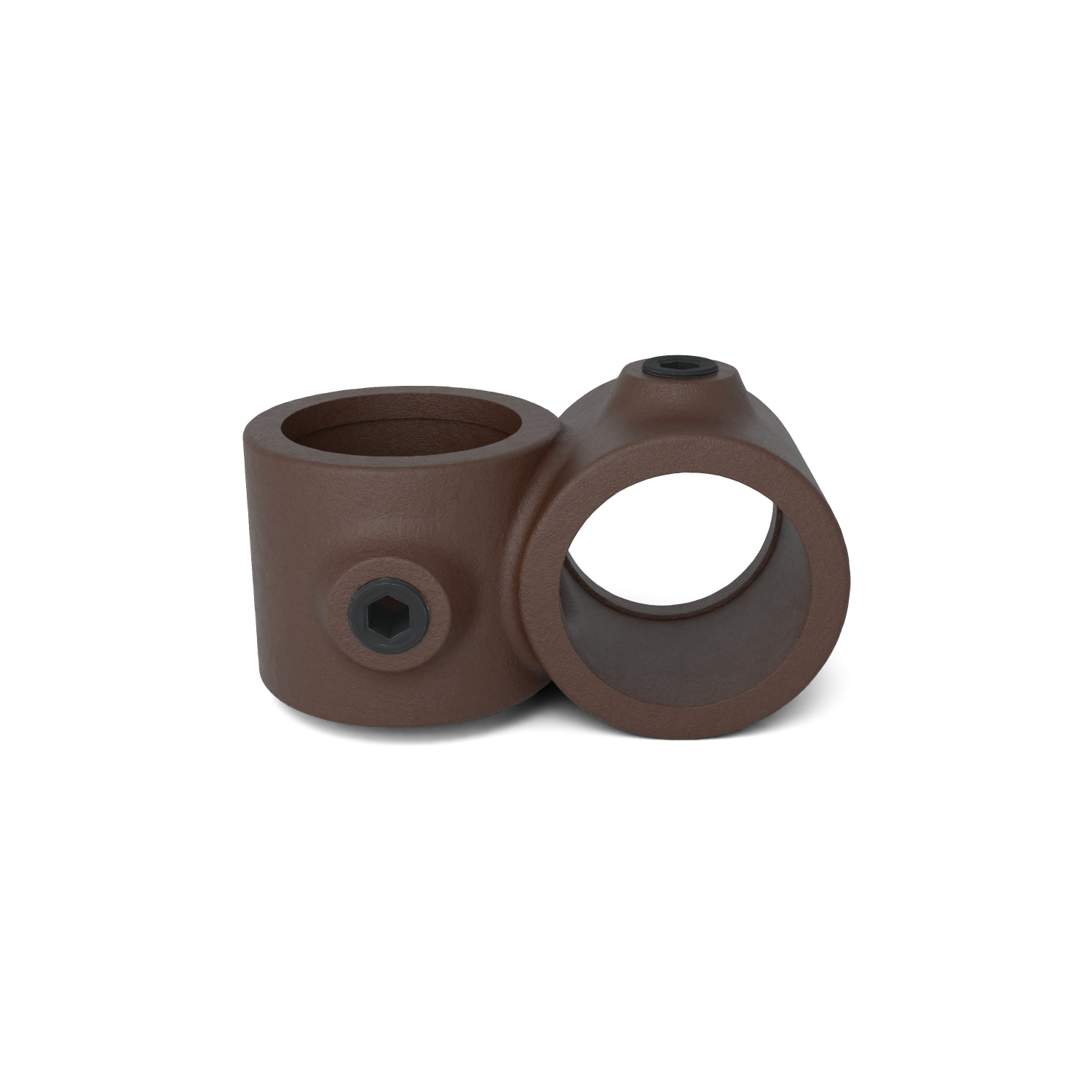 161-B Barra transversal delantera 90°- 33,7 mm marrón