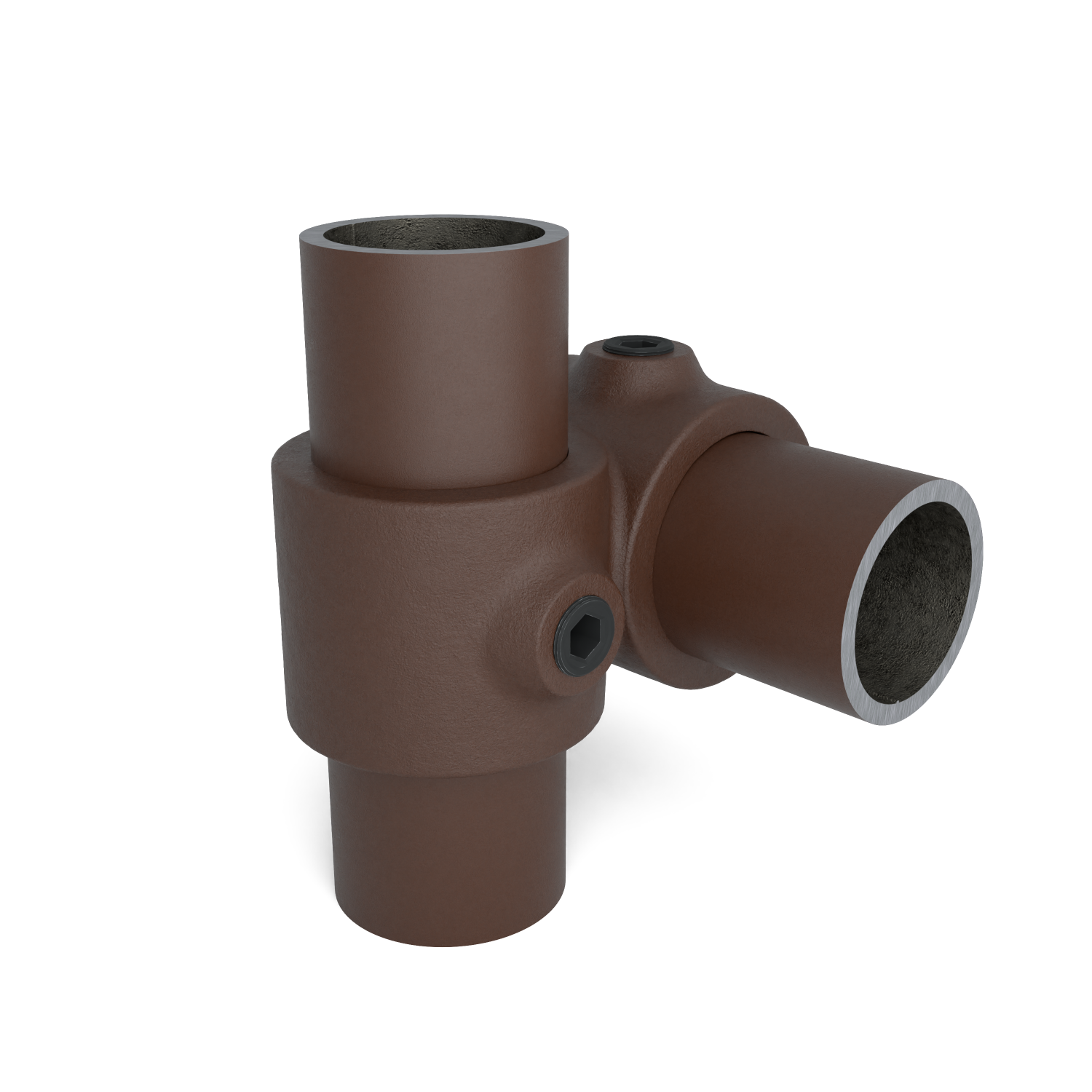 161-B Barra transversal delantera 90°- 33,7 mm marrón