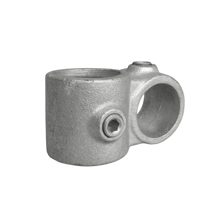 Pieza transversal, saliente, 90° Medida de combinación 33,7 mm (1") - 26,9 mm (3/4")