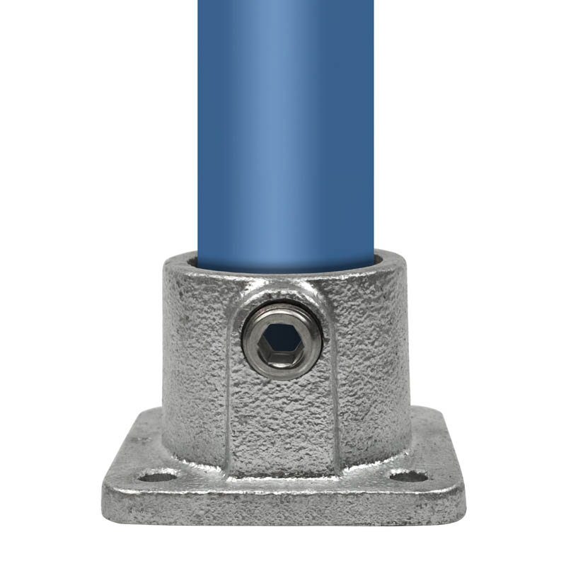 Placa base, cuadrada, continua 48,3 mm (1½")