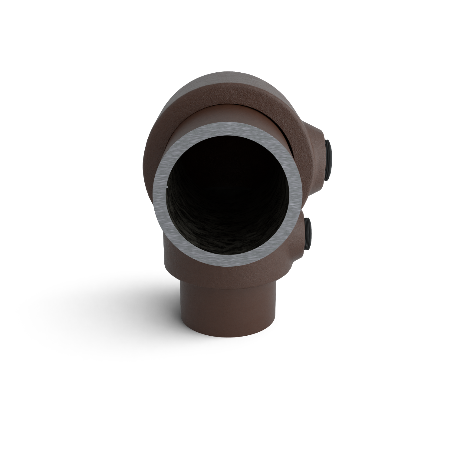 125-A Codo 90° - 26,9 mm marrón