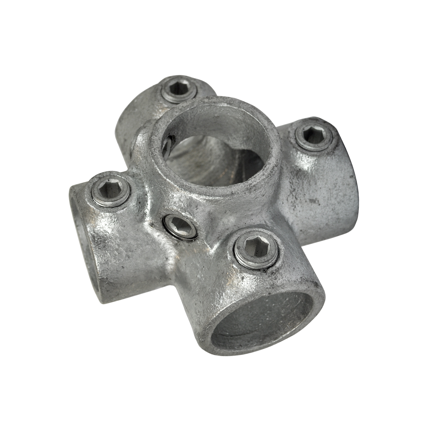 Pieza transversal para tubo de soporte 21,3 mm (½")