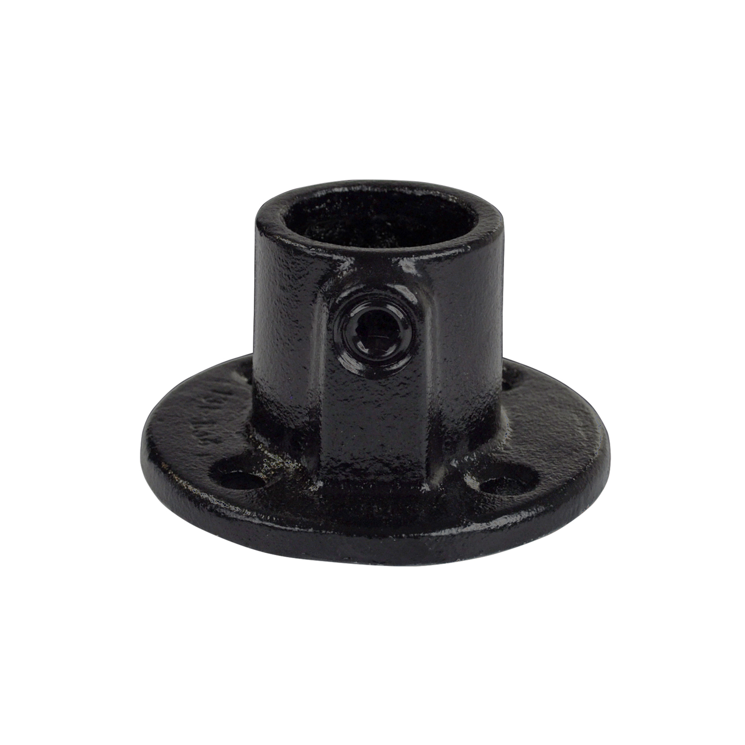 Placa base redonda negra 33,7 mm (1")