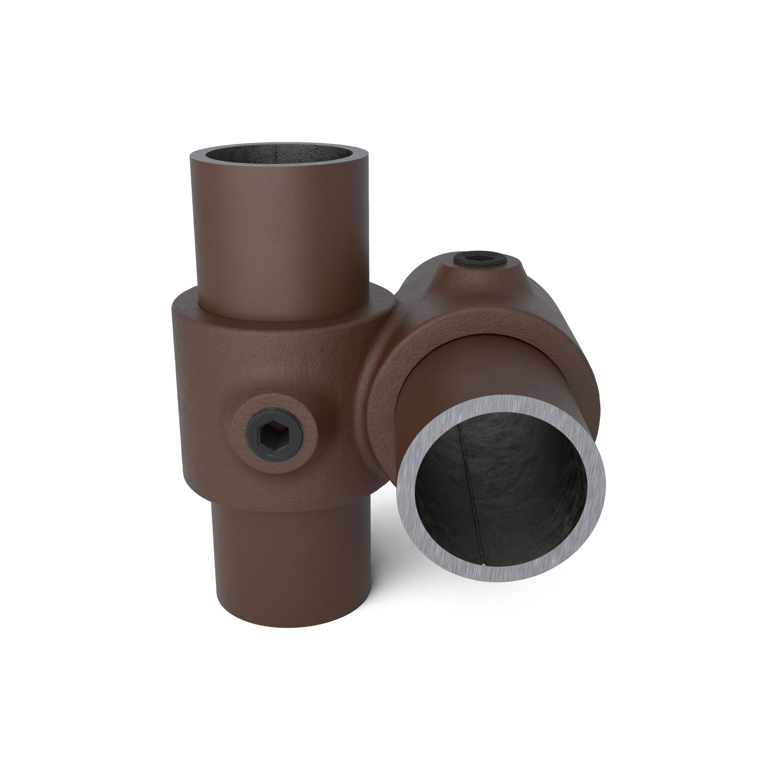 161-B Barra transversal delantera 90°- 33,7 mm marrón