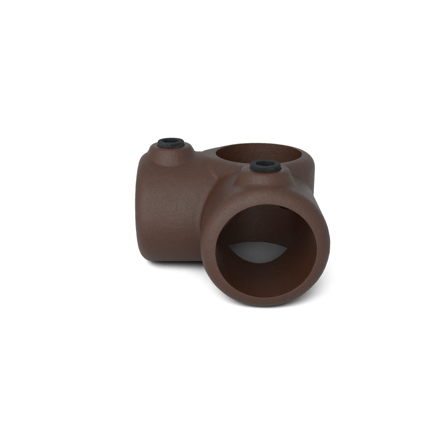 116-B Junta de esquina 90°- 33,7 mm marrón