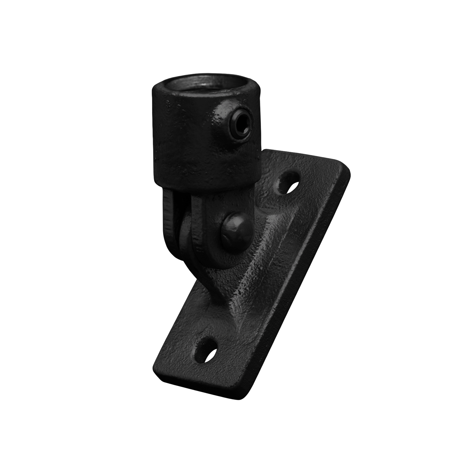 Pie articulado negro 26,9 mm (3/4")