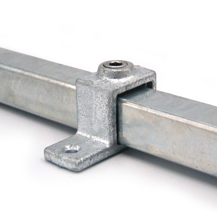 Conector de tubos para fijación de paneles para tubos cuadrados - 25 mm