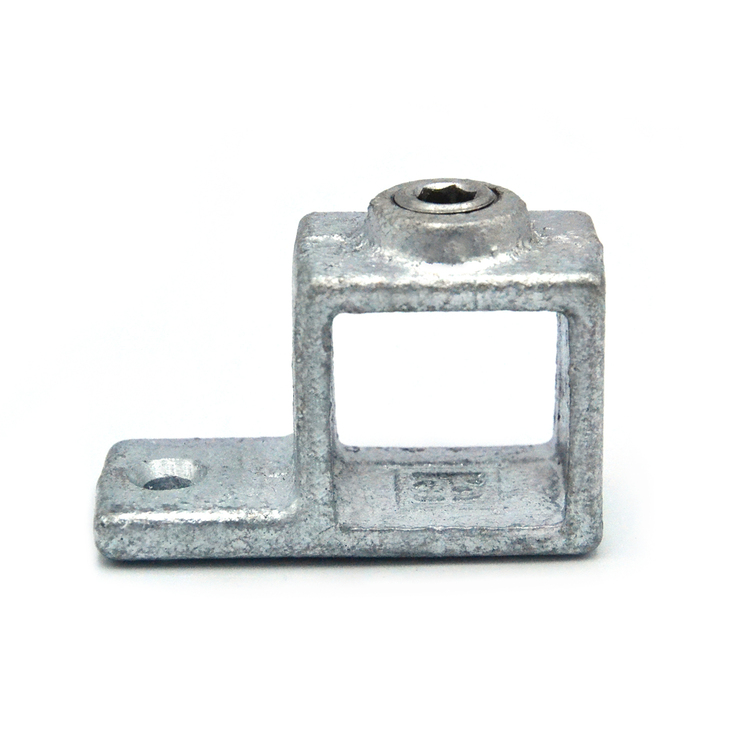 Conector de tubos para fijación de paneles para tubos cuadrados - 25 mm