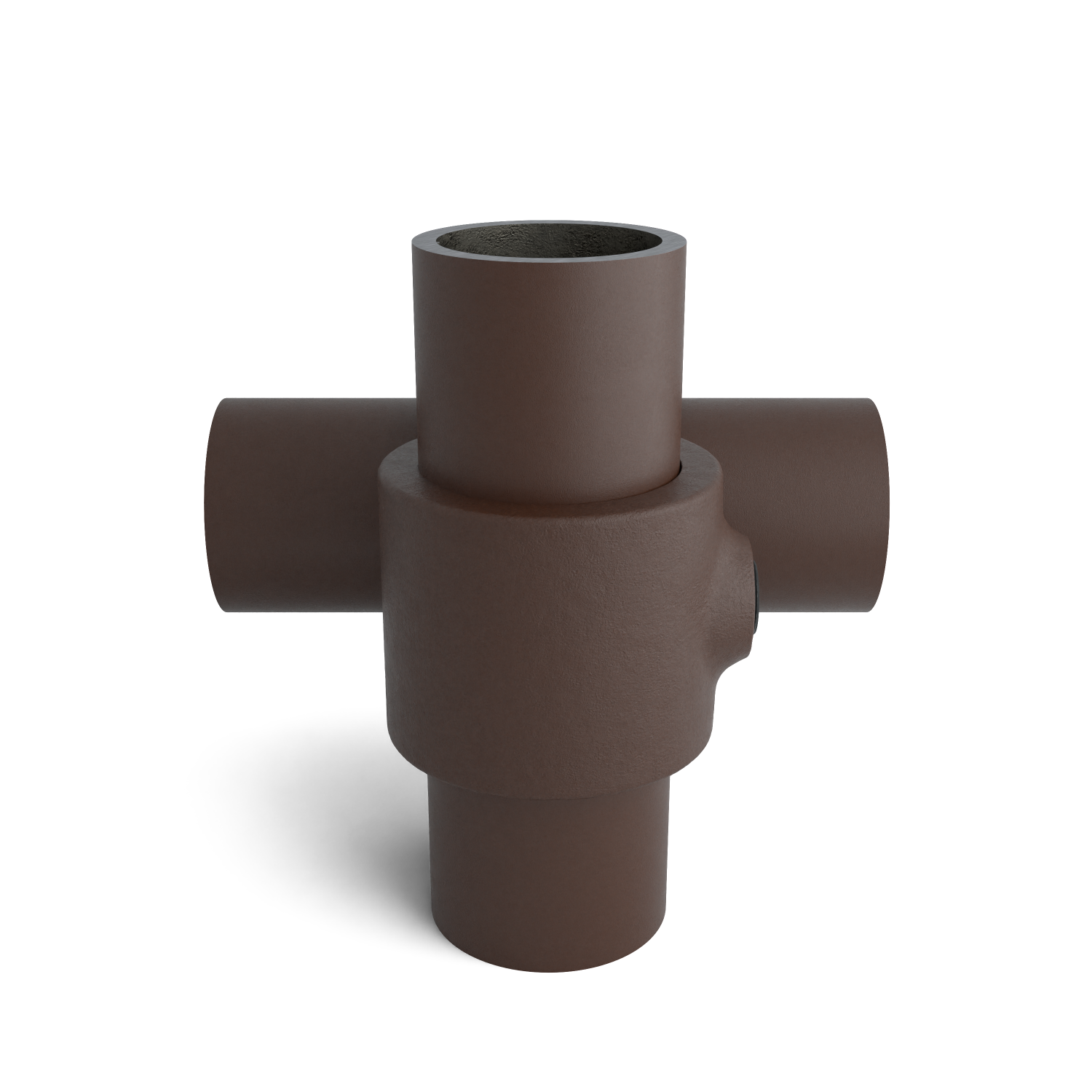 161-B Barra transversal delantera 90°- 33,7 mm marrón