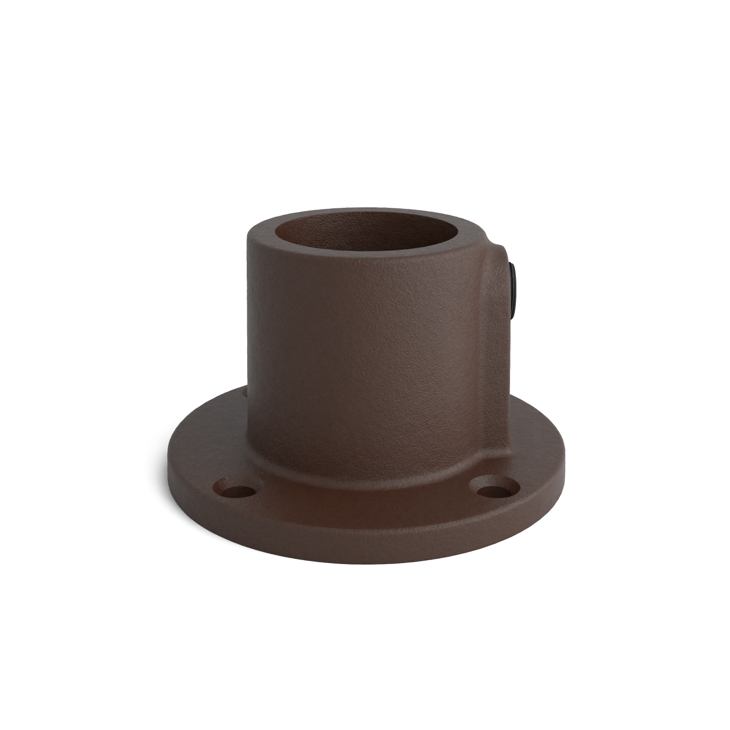 131T-A Placa base redonda, continua - 26,9 mm marrón 